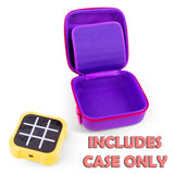 CASEMATIX Carry Case Compatible with the Tic Tac Toe Bolt Game Single Layer Handheld Electronic Game - Does Not Fit Double-Stack Accessory Tray