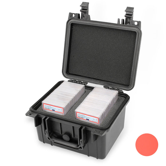 CASEMATIX Graded Card Case Compatible with 30+ BGS PSA FGS Graded Sports Trading Cards, Custom Waterproof Graded Slab Card Storage - 3 Color Options