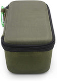 CASEMATIX Travel Size Scope Hard Case for Slopehill Monocular Telescope Mt-001, Simitten Professional 12x42, Exposure Optics and More- Green Case Only