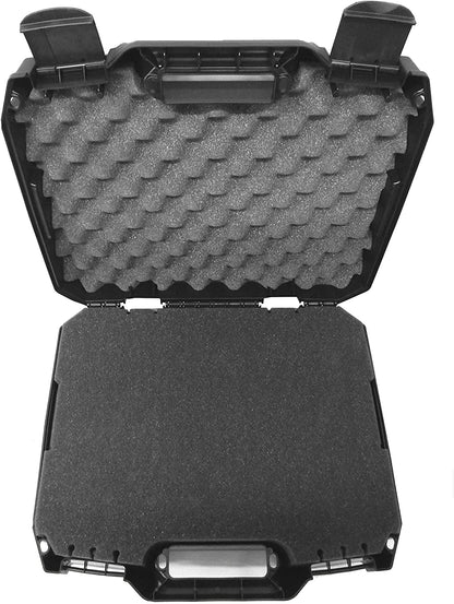 CASEMATIX Camera Equipment Case with Custom Foam for DSLR Body, Lens, Flash and More - Hardshell Protective Hard Plastic Case with Customizable Foam