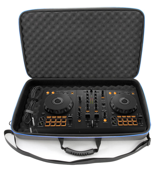 Pioneer DDJ-FLX4 Hard Case - Professional Protection for Rekordbox DJ Controller & Accessories - Black or Grey Options