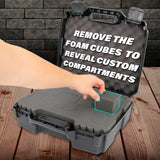 CASEMATIX Toploader Card Storage Case for Trading Cards Fits 450 Toploader or 100 One Touch Card Holders, Toploader Storage Box with 12 Compartments