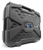 CASEMATIX Toploader Card Storage Case for Trading Cards Fits 450 Toploader or 100 One Touch Card Holders, Toploader Storage Box with 12 Compartments