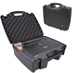 CASEMATIX Printer Travel Case Compatible with Canon PIXMA TR160 Wireless Portable Printer and Accessories
